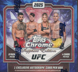 2025 Topps Chrome UFC Sapphire Edition, 10 Box Case