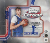2025-26 Topps Chrome Basketball Jumbo, Box