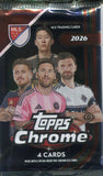 2026 Topps MLS Chrome Soccer Hobby, Pack