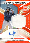 2022 Emmanuel Rodriguez Panini Elite Extra Edition FUTURE THREADS JERSEY AUTO 14/99 AUTOGRAPH RELIC #FTS-ER Minnesota Twins