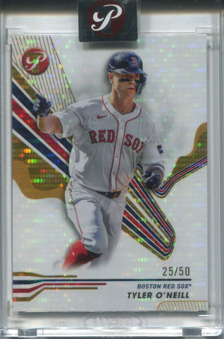 2024 Tyler O'Neill Topps Pristine GOLD PULSAR REFRACTOR 25/50 #226 Boston Red Sox
