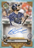 2022 Brandon Lowe Topps Gypsy Queen BLUE AUTOGRAPH 33/99 AUTO #GQA-BL Tampa Bay Rays