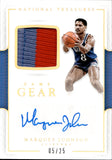 2016-17 Marques Johnson Panini National Treasures GAME GEAR AUTOGRAPH GAME-WORN JERSEY PATCH 5/25 AUTO #23 Los Angeles Clippers