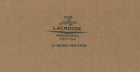 2025 Leaf National Lacrosse League Premier Edition Hobby, 12 Box Case *RELEASES 8/8*