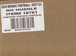 2024 Panini Mosaic Football No Huddle, 20 Box Case