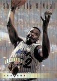 1995-96 Shaquille O'Neal Topps REBOUNDING LEADERS POWER BOOSTER #13 Orlando Magic