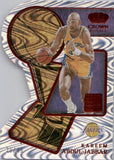 2022-23 Kareem Abdul-Jabbar Panini Crown Royale HAND CRAFTED RED 28/49 #3 Los Angeles Lakers