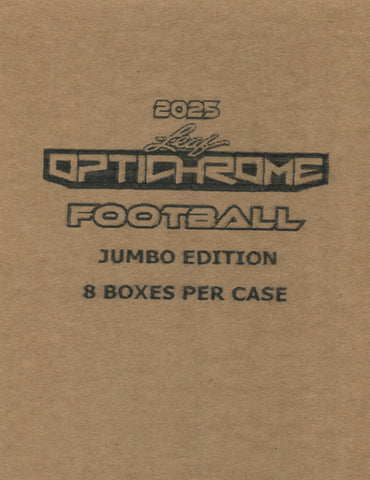 2025 Leaf Optichrome Football Jumbo, 8 Box Case *RELEASES 9/3*