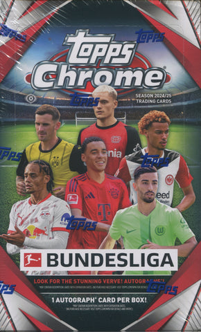 2024-25 Topps Chrome Bundesliga Soccer Hobby, Box