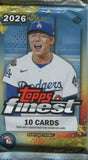 2026 Topps Finest Baseball Hobby, Pack *RELEASES 7/8*