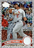 2011 Albert Pujols Topps PLATINUM DIAMOND ANNIVERSARY SERIES 2 CHECKLIST #547 St. Louis Cardinals