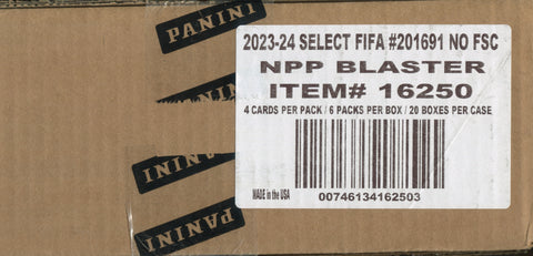 *LAST CASE* 2023-24 Panini Select FIFA Soccer, 20 Blaster Box Case