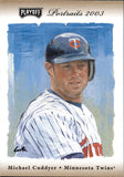 2003 Michael Cuddyer Playoff Portraits AUTOGRAPH 92/100 AUTO #128 Minnesota Twins