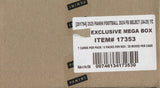 2024 Panini Select Football Mega, 20 Box (Red & Black Shock Die Cut) Case