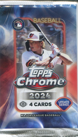 2024 Topps Chrome Update Series Baseball Hobby, Pack