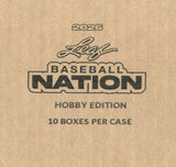 2026 Leaf Baseball Nation Hobby, 10 Box Case