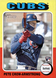 2024 Pete Crow-Armstrong Topps Heritage ROOKIE RC #177 Chicago Cubs