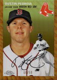2023 Dustin Pedroia Topps Chrome Platinum Anniversary GOLD WAVE REFRACTOR 6/50 #465 Boston Red Sox
