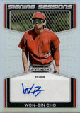 2022 Won-Bin Cho Panini Prizm Draft Picks SIGNING SESSIONS AUTOGRAPH AUTO #SS-WC St. Louis Cardinals