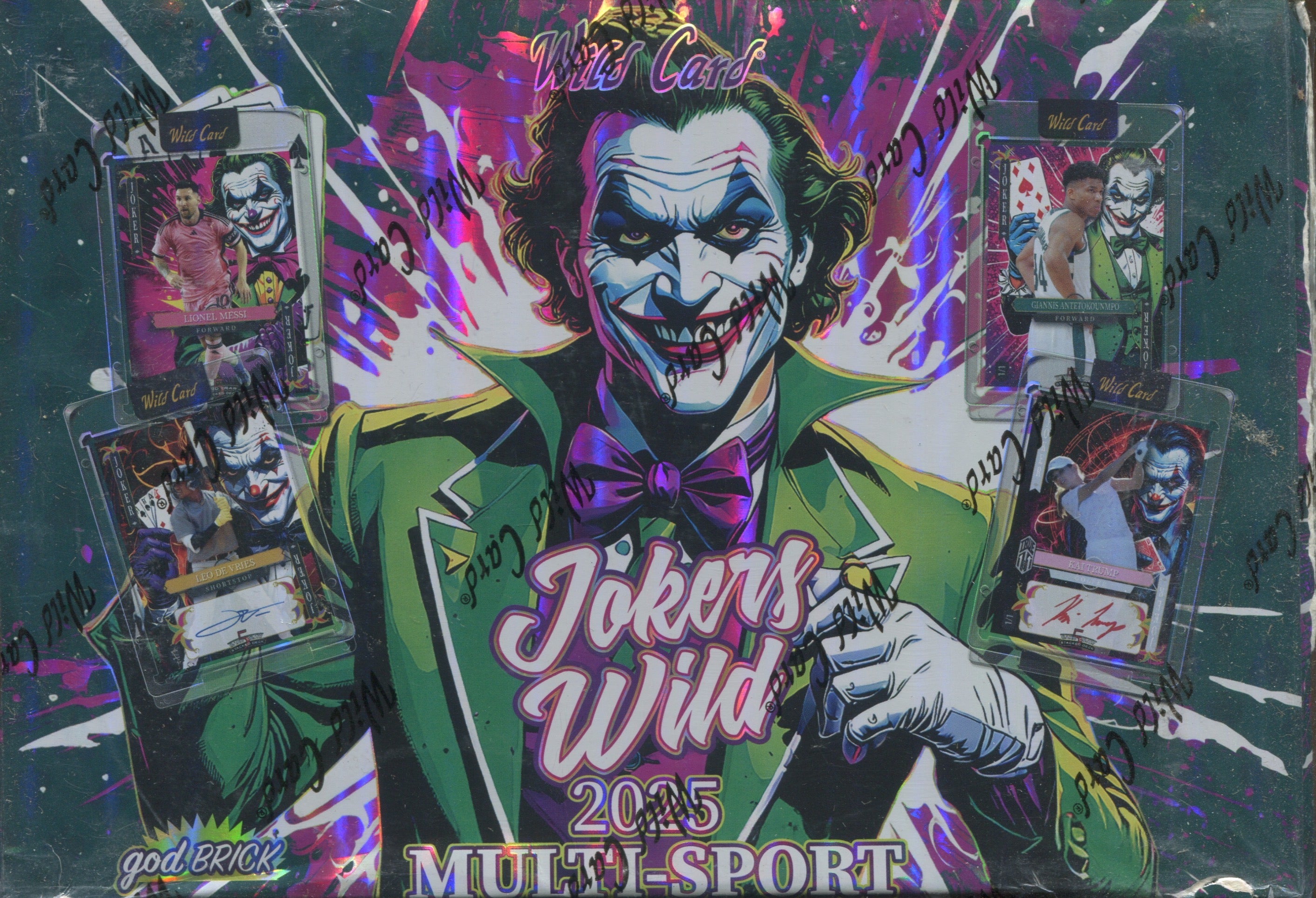あ*ー様 JOKERD ULTIMATE T-Se. 3rd Edit 2025 Wild Card Joker's Wild Multi-Sport God Brick, Box