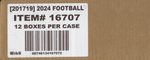 2024 Panini Gold Standard Football Hobby, 12 Box Case *RELEASES 9/18*