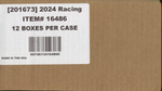 2024 Panini Select Racing Hobby, 12 Box Case