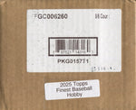 2025 Topps Finest Baseball Hobby, 8 Box Case