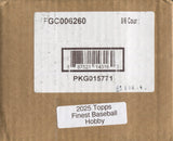 2025 Topps Finest Baseball Hobby, 8 Box Case