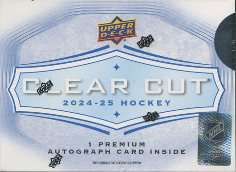2024-25 Upper Deck Clear Cut Hockey Hobby, Box
