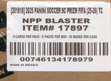 2025-26 Panini Prizm FIFA Soccer Blaster, 20 Box Case (Pink & Orange Mosaics!)