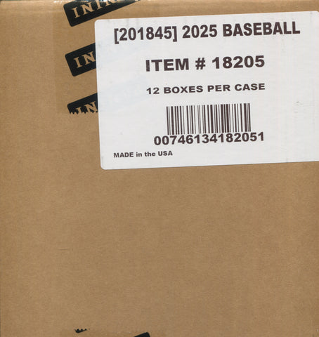 2025 Panini Prizm Baseball Hobby, 12 Box Case