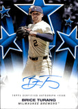 2025 Brice Turang Topps BASEBALL STARS AUTOGRAPH 77/150 AUTO #BSA-BT Milwaukee Brewers