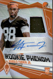 2025 Harold Fannin Jr. Panini Phoenix ROOKIE PHENOM JERSEY AUTOGRAPH SILVER 54/149 RC AUTO #RPJ-HFN Cleveland Browns