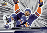 2023-24 Leon Draisaitl Upper Deck SERIES TWO OUTBURST #317 Edmonton Oilers