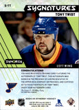 2024-25 Tony Twist Upper Deck Synergy SYGNATURES AUTO AUTOGRAPH #S-TT St. Louis Blues
