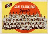 1959 Topps CHECKLIST SECOND SERIES #69 San Francisco Giants BV$30