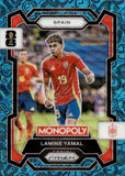 2026 Lamine Yamal Panini Monopoly Prizm FIFA World Cup FOUR CORNERS BLUE WAVE PRIZM #41 SPAIN