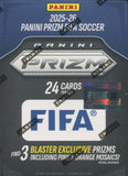 2025-26 Panini Prizm FIFA Soccer Blaster, Box (Pink & Orange Mosaics!)