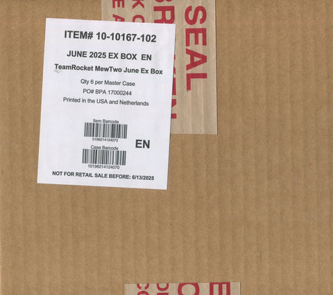 Pokemon Team Rocket's Mewtwo EX, 6 Box Case