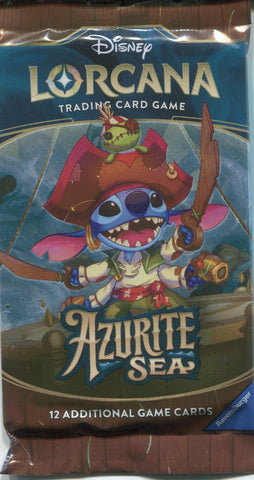 Disney Lorcana Azurite Sea, Booster Pack *RELEASES 11/25*