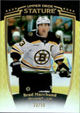 2024-25 Brad Marchand Upper Deck Stature GOLD 20/50 #17 Boston Bruins