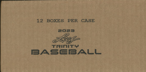 2023 Leaf Trinity Baseball Hobby, 12 Box Case