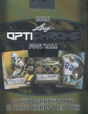 2026 Leaf Optichrome Football Hobby, 12 Box Case *RELEASES 5/15*