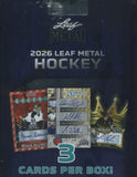 2026 Leaf Metal Hockey Hobby, 12 Box Case *RELEASES 6/5*