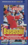 2026 Topps Heritage Baseball Hobby, 12 Box Case