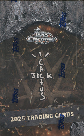 2025 Topps Chrome WWE x Cactus Jack Hobby, Box *RELEASES 8/29*