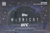 2026 Topps UFC Midnight Hobby, 8 Box Case *RELEASES 5/22*
