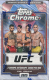 2025 Topps Chrome UFC Hobby, 12 Box Case