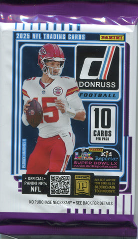 2025 Panini Donruss Football Hobby, Pack *RELEASES 9/17*