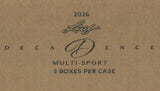 2026 Leaf Decadence Multi-Sport Hobby, 3 Box Case *RELEASES 8/14*